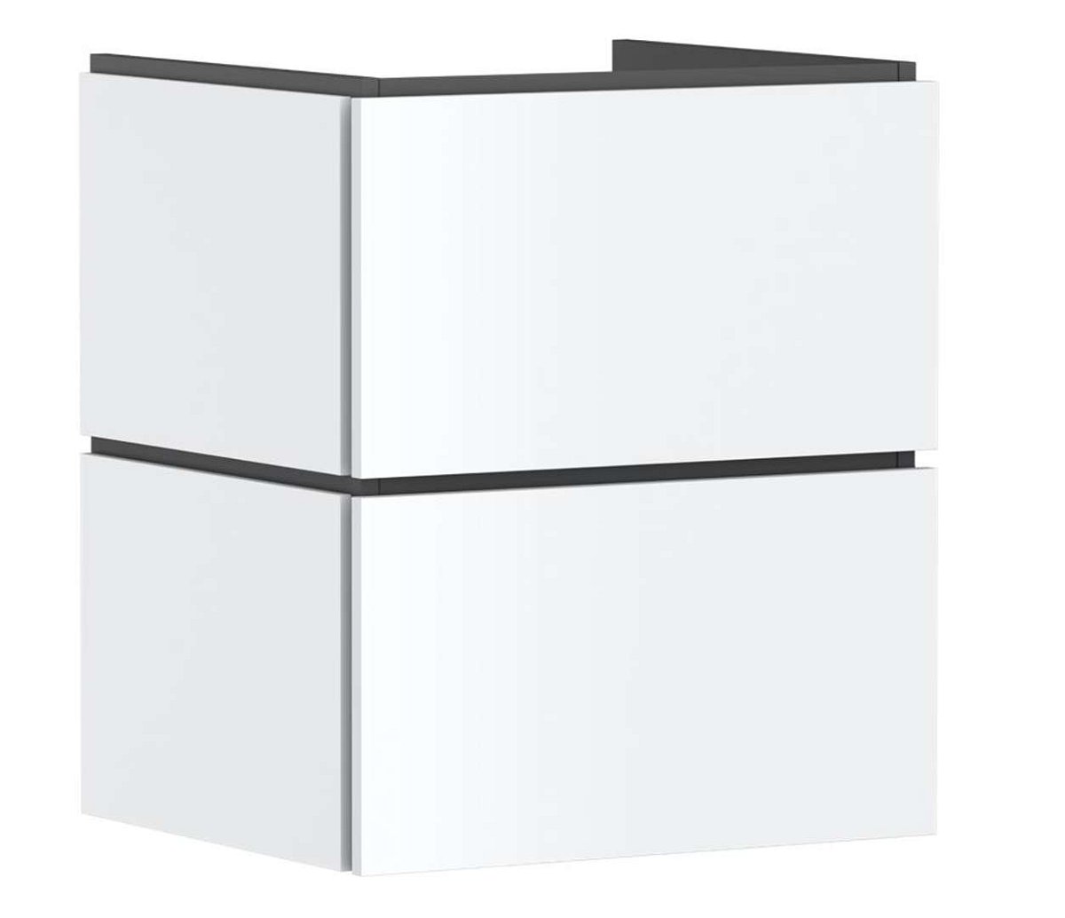 Hansgrohe Xilesa E - Umyvadlová skříňka, 62x53x47 cm, 2 zásuvky, matná bílá 54252700
