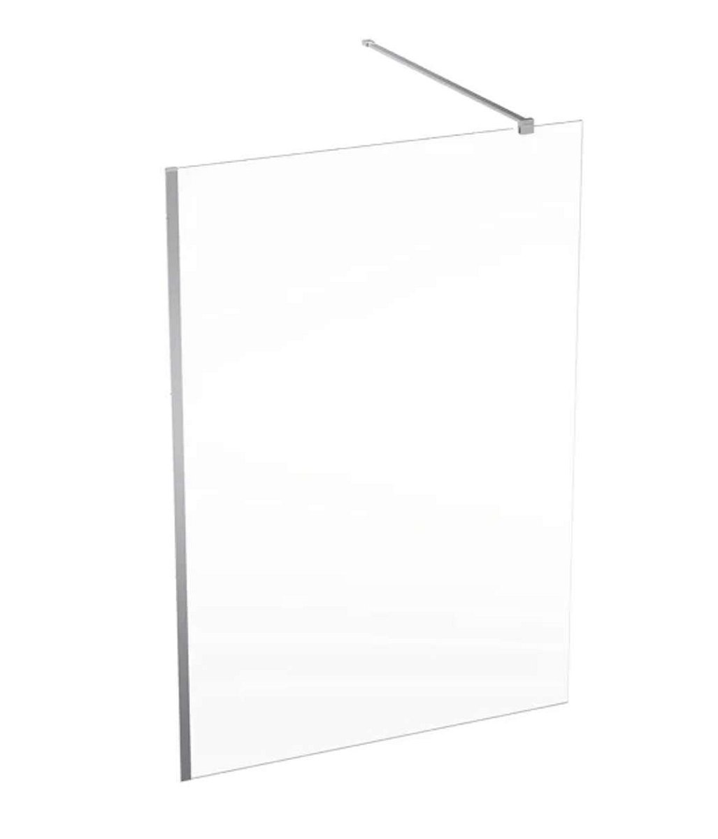 Geberit - Sprchová stěna Walk-In 140x200 cm, stříbrná/čiré sklo 560.169.00.2ROZ3