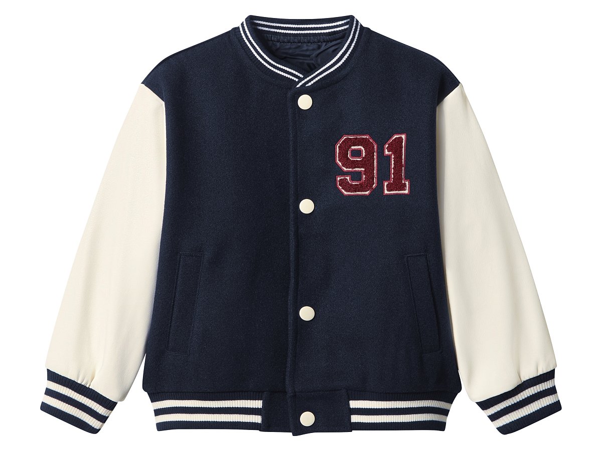 lupilu® Dětská college bunda (navy modrá, 98/104)