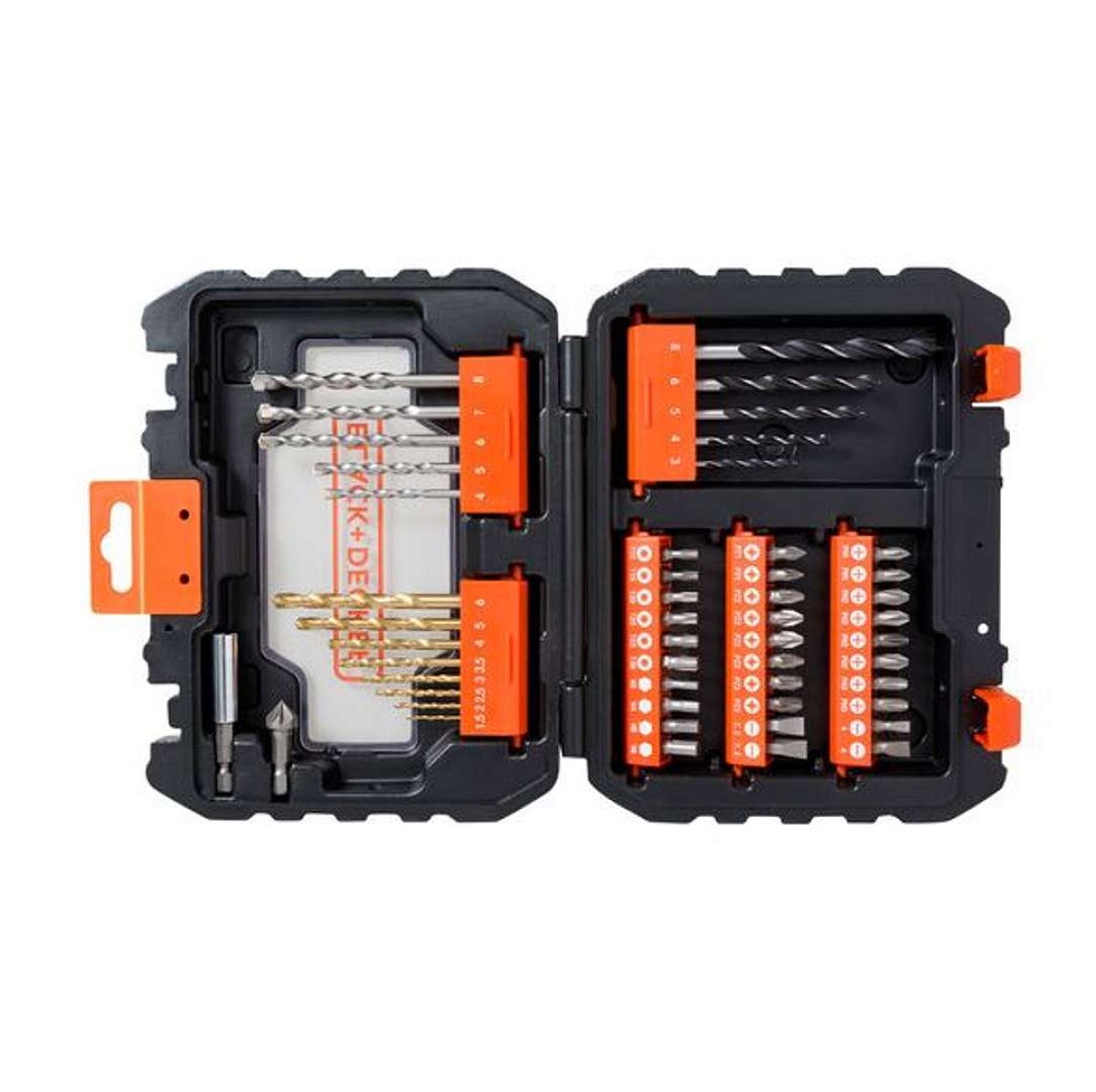 BLACK+DECKER - 50dílná sada bitů a vrtáků A7232-XJ