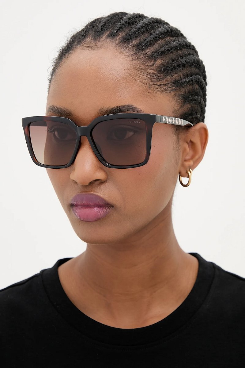 Sluneční brýle Guess dámské, vínová barva, GU00099_5552H