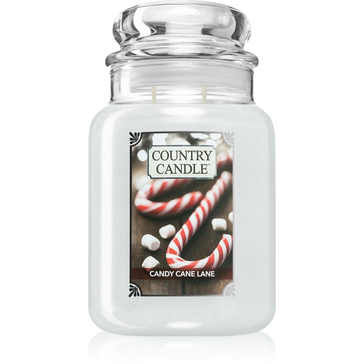 Country Candle Candy Cane Lane vonná svíčka 680 g