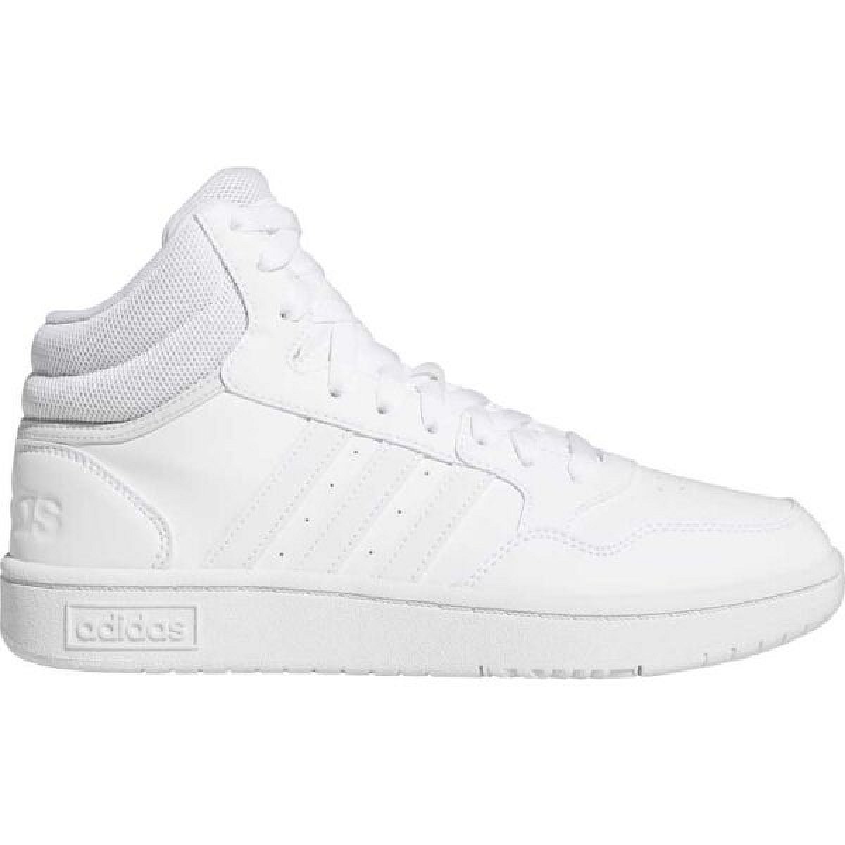 adidas HOOPS 3.0 MID W Dámská volnočasová obuv, bílá, velikost 42