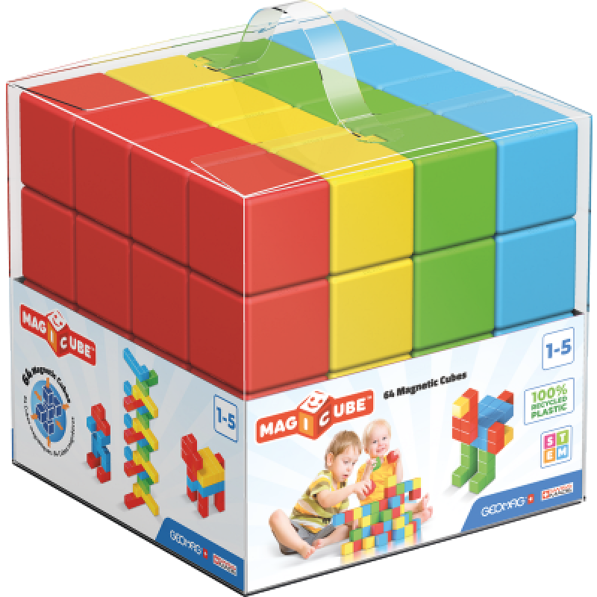 Geomag Magicube Full Color 64 dílků