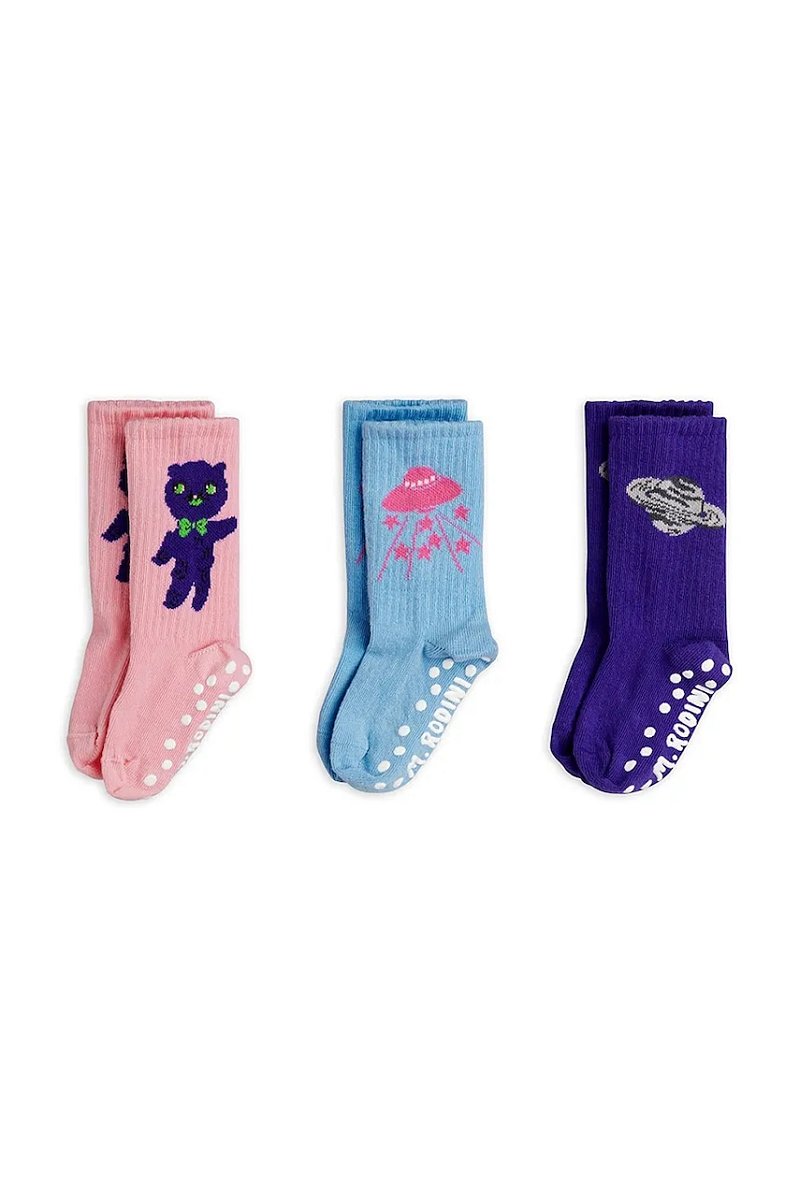 Mini Rodini  Ponožky  Planet 3-pack