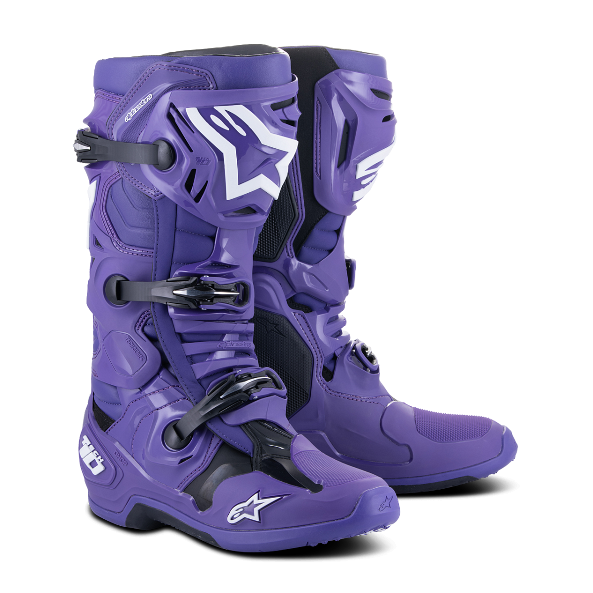 Motokrosové Boty Alpinestars Tech 10 Ultraviolet-Černá 48