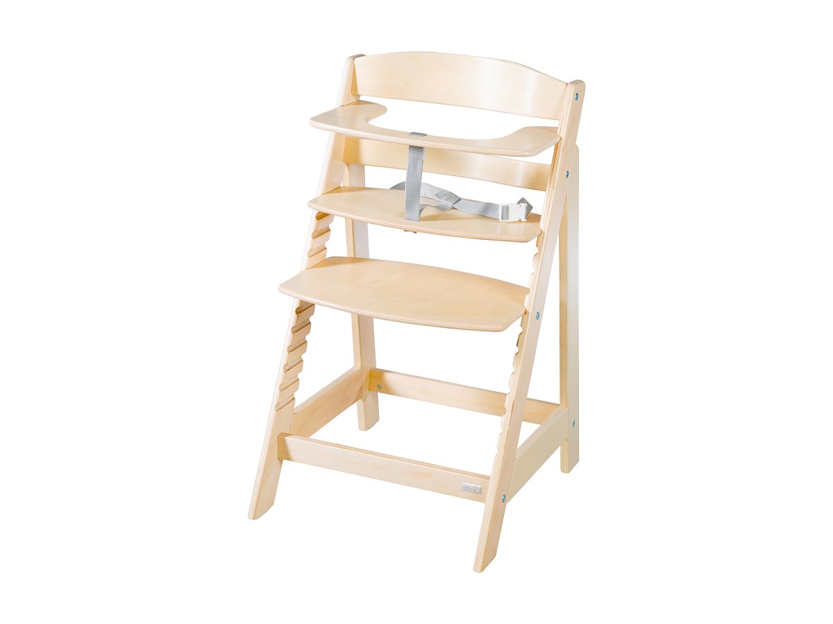 roba Dětská vysoká židlička Sit Up se schůdky (přírodní Flex)
