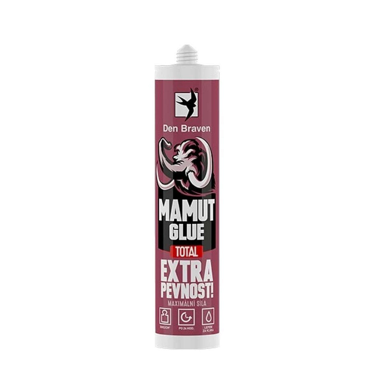 Den Braven Lepidla - Lepidlo MAMUT Total 290 ml kartuše bílá 51920BD