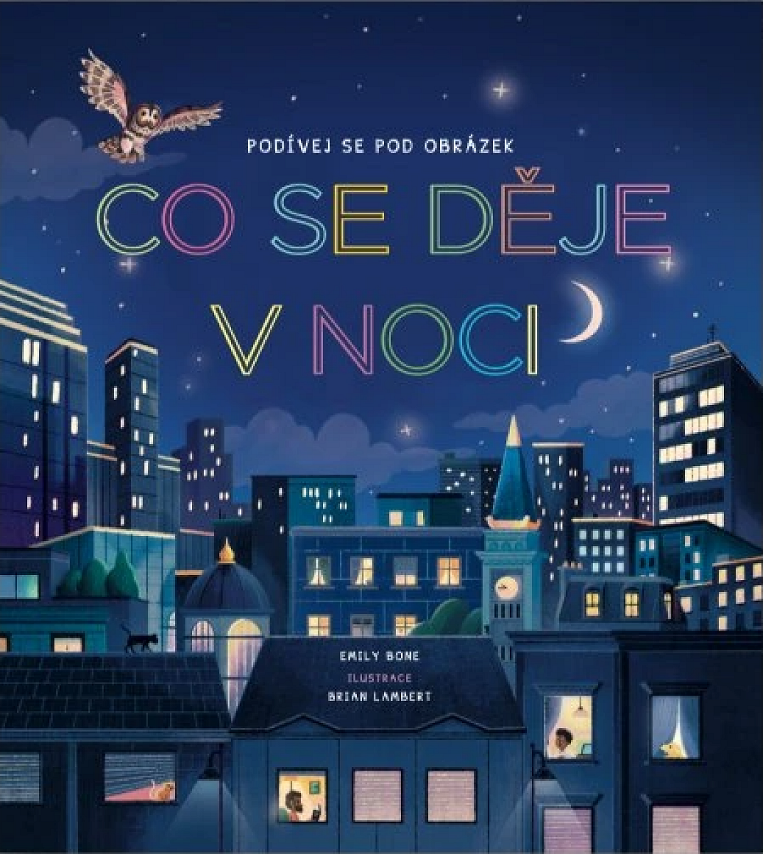 Podívej se pod obrázek - Co se děje v noci - Emily Bone