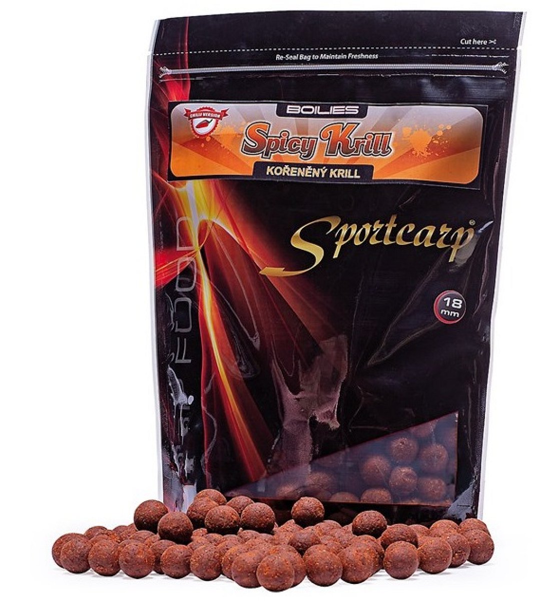 Sportcarp boilie spicy krill - 800 g 24 mm