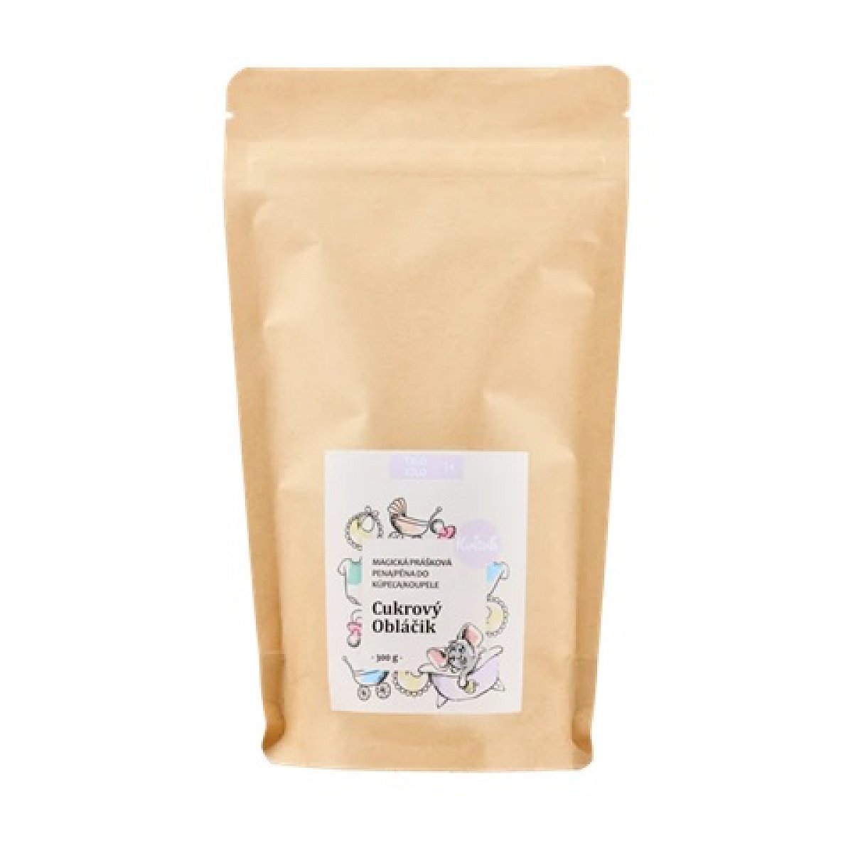 Kvitok Magická pěna do koupele Cukrový obláček Obsah balení: 300 g