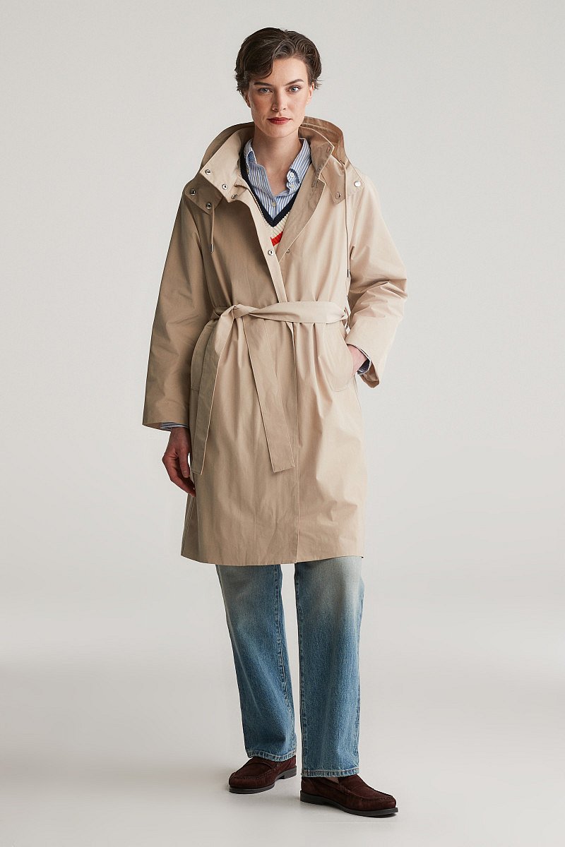 KABÁT GANT WIND COAT DRY SAND