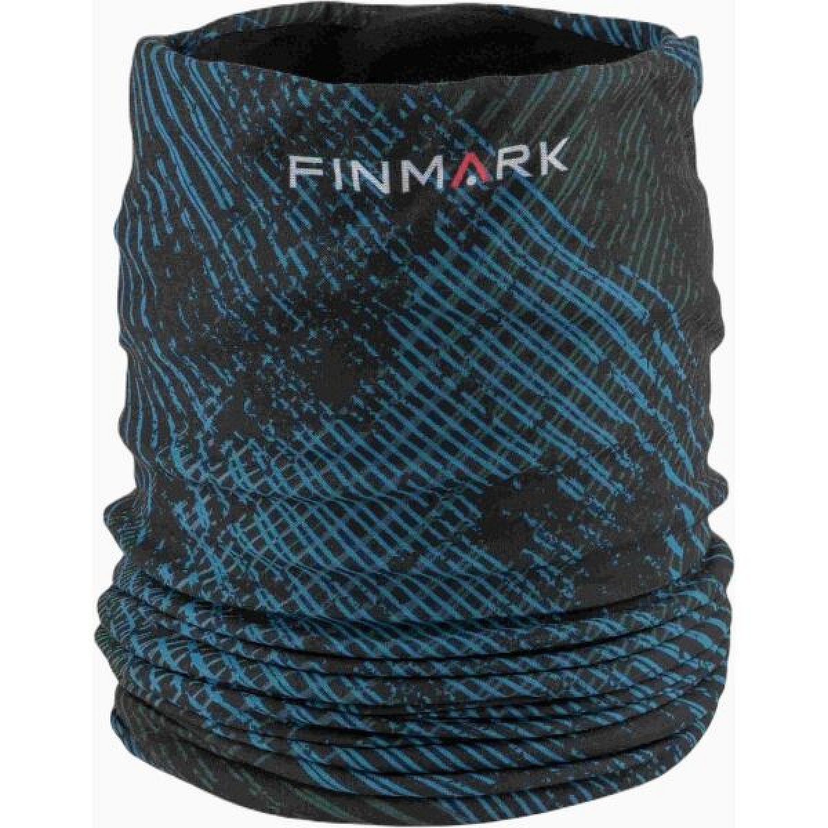 Finmark MULTIFUNCTIONAL SCARF WITH FLEECE Multifunkční šátek, černá, velikost UNI