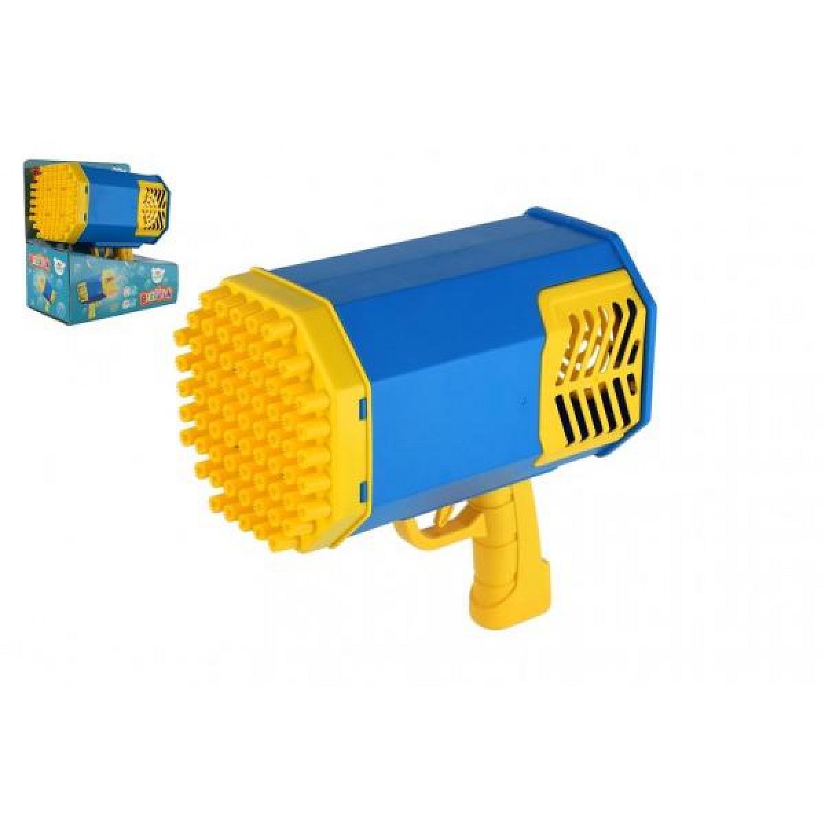 Bublifuk pistole s náplní plast 22cm na baterie se světlem