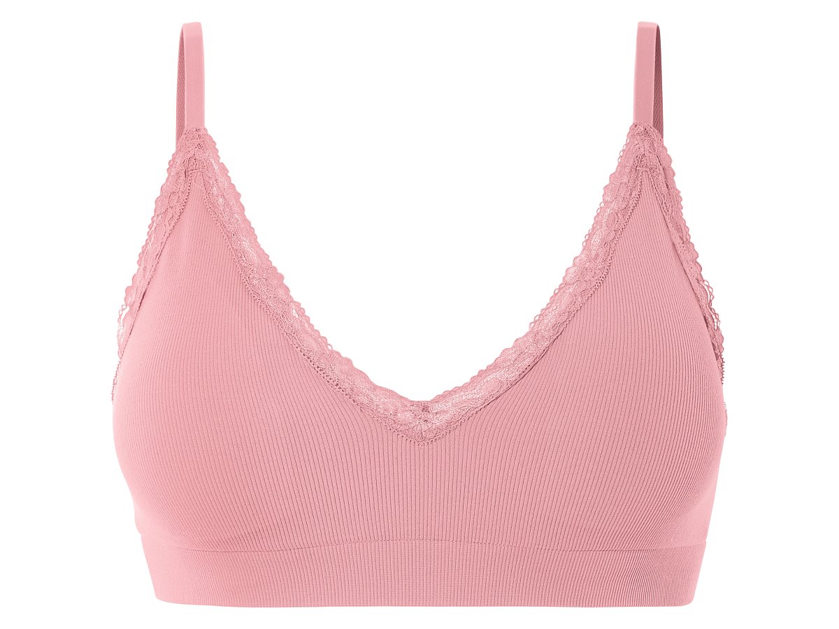 esmara® Dámská bezešvá podprsenka (růžová, L(44/46))