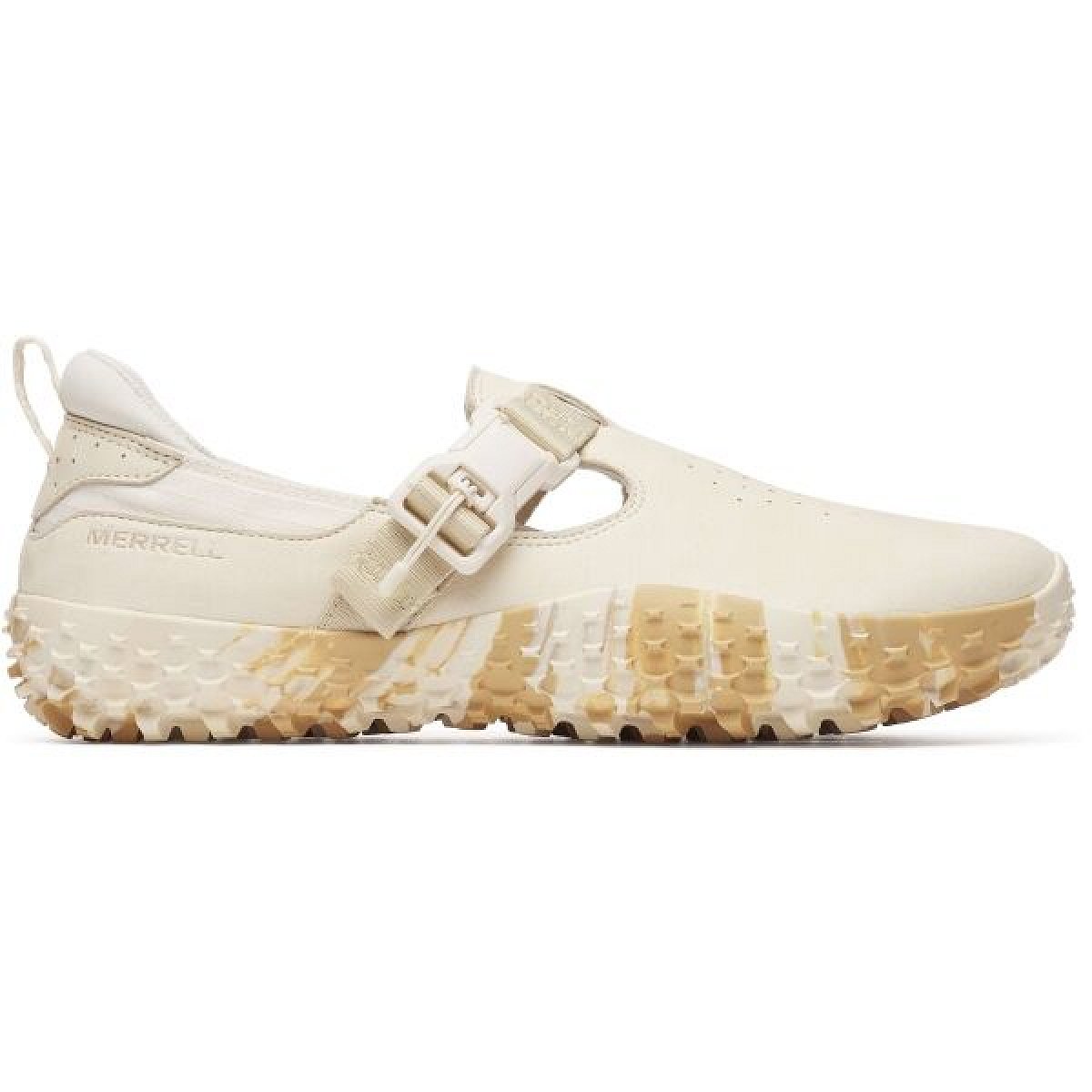 Merrell WRAPT BUCKLE NUBUCK Dámské barefoot boty, béžová, velikost 40