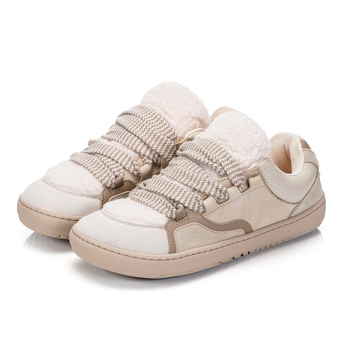 Barefoot zimní tenisky TEDDY Beige