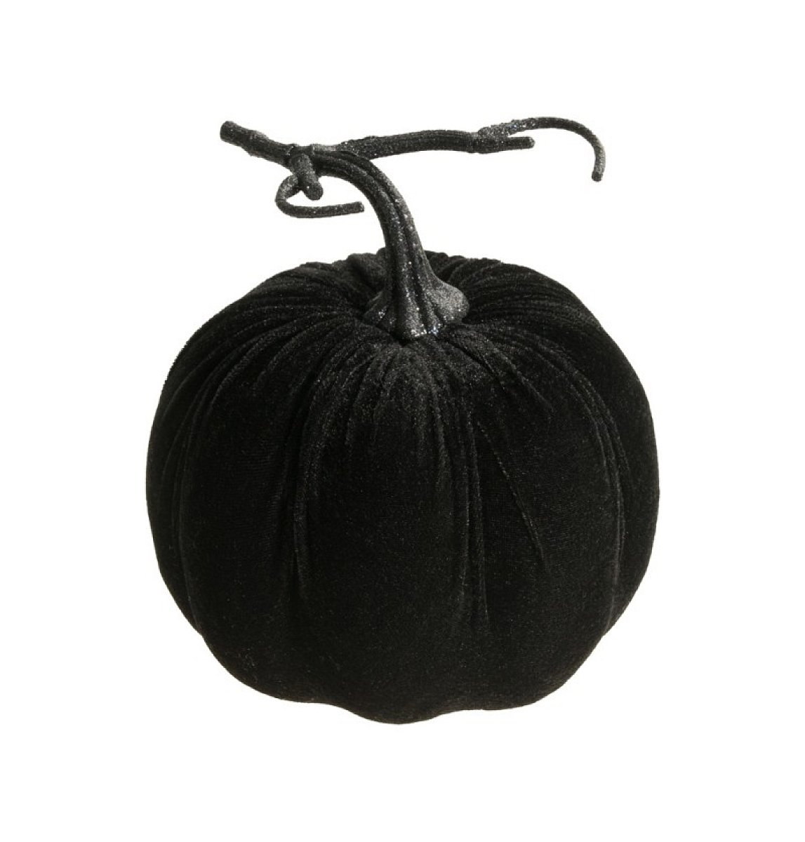Sametová dýně černá 17 cm