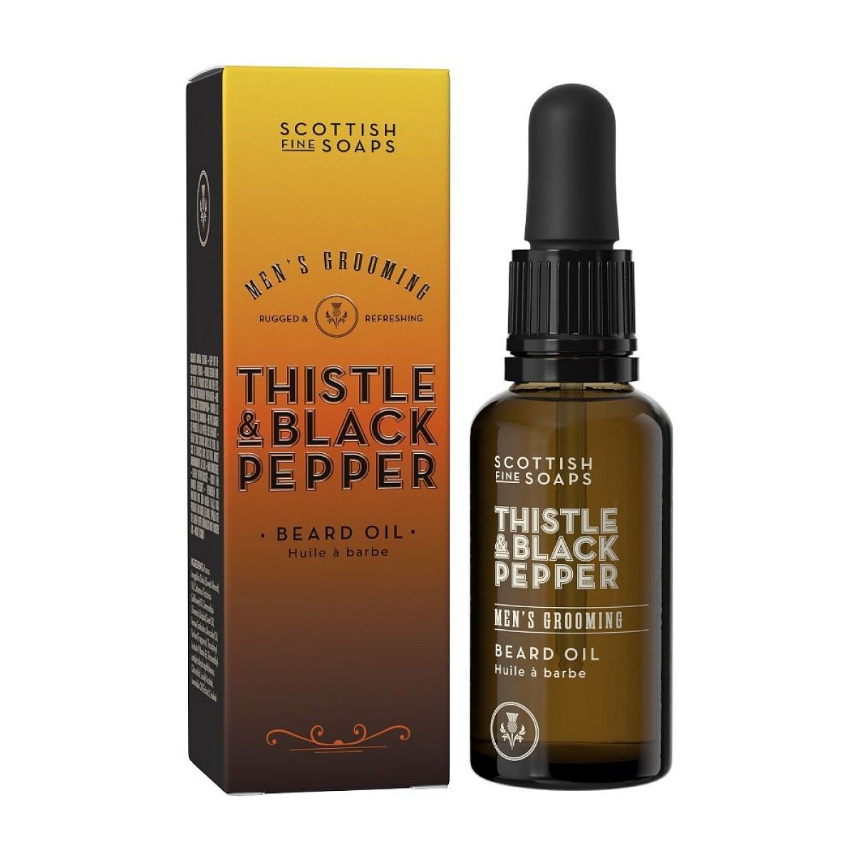 Scottish Fine Soaps Thistle & Black Pepper Olej na vousy 30 ml
