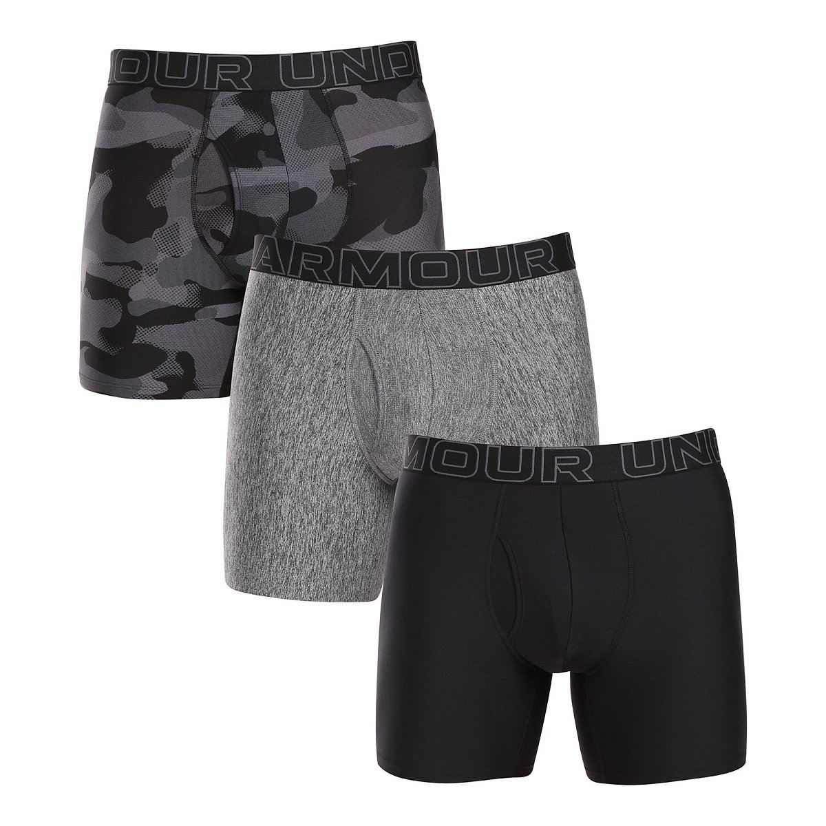 3PACK pánské boxerky Under Armour vícebarevné (1383879 001) XXL, trenky / trenýrky