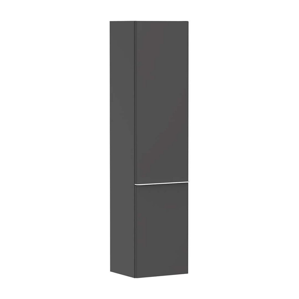 Hansgrohe Xelu Q - Vysoká skříňka 40x165x35 cm, 2 dvířka, panty vpravo, matná šedá/matná bílá 54140700