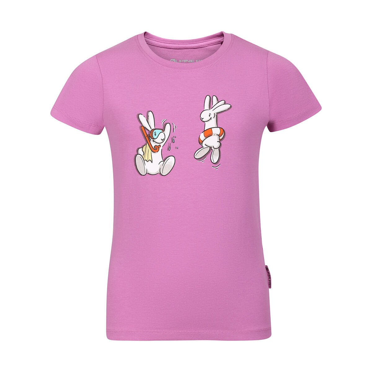 Dětské bavlněné tričko bob a bobek ALPINE PRO BOBBO velikost 116-122