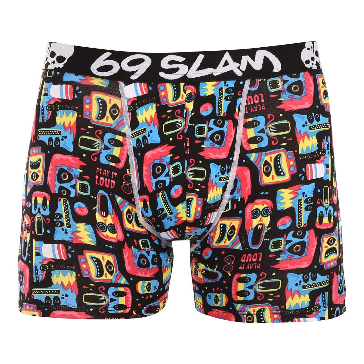 Pánské boxerky 69SLAM fit bamboo monsta freak gilbert (MPBMFK-BB) M, trenky / trenýrky