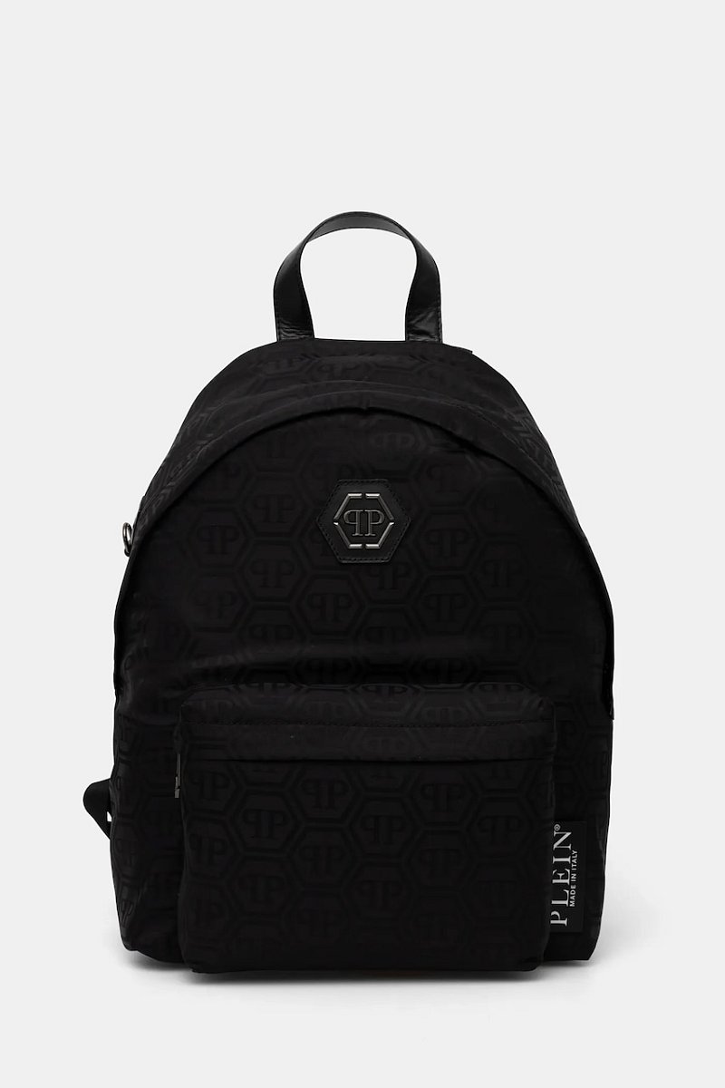 Batoh Philipp Plein pánský, černá barva, velký, vzorovaný, AADA MBA1432 PNY002N