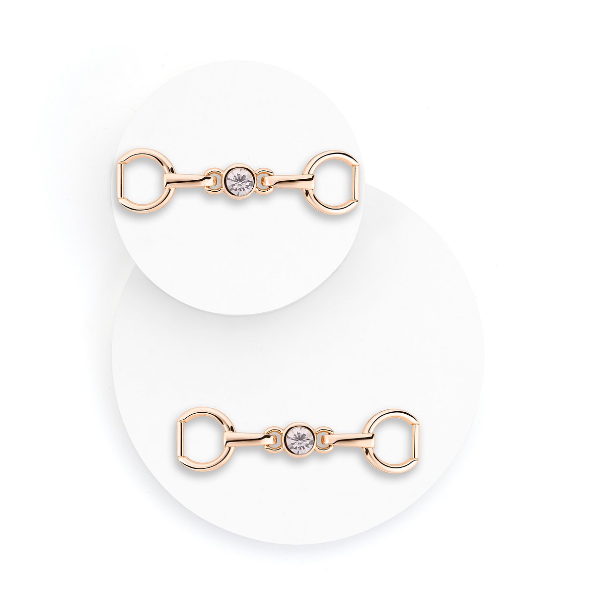 Ozdoby na mokasíny Rose gold diamond