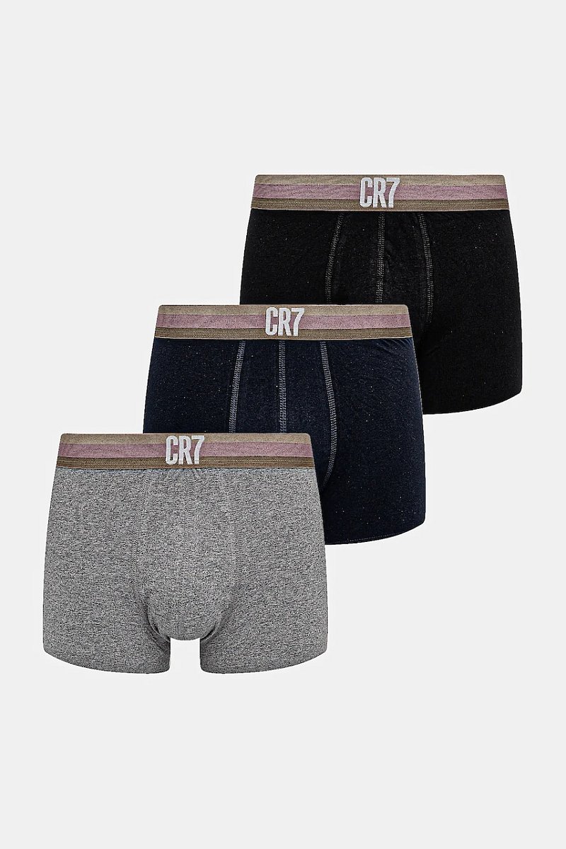 Boxerky CR7 Cristiano Ronaldo 3-pack pánské, růžová barva, 8100-49-711