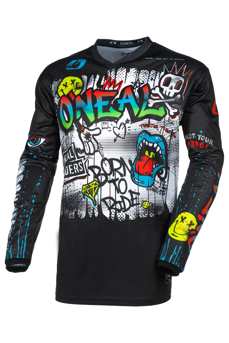 Motokrosový Dres O'Neal Element Rancid Černá/BíláM