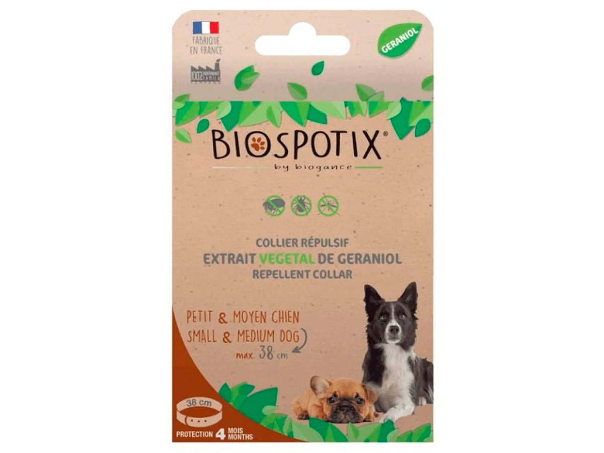 BIOGANCE Biospotix obojek pro psy s repelentním účinkem S-M | 38 cm