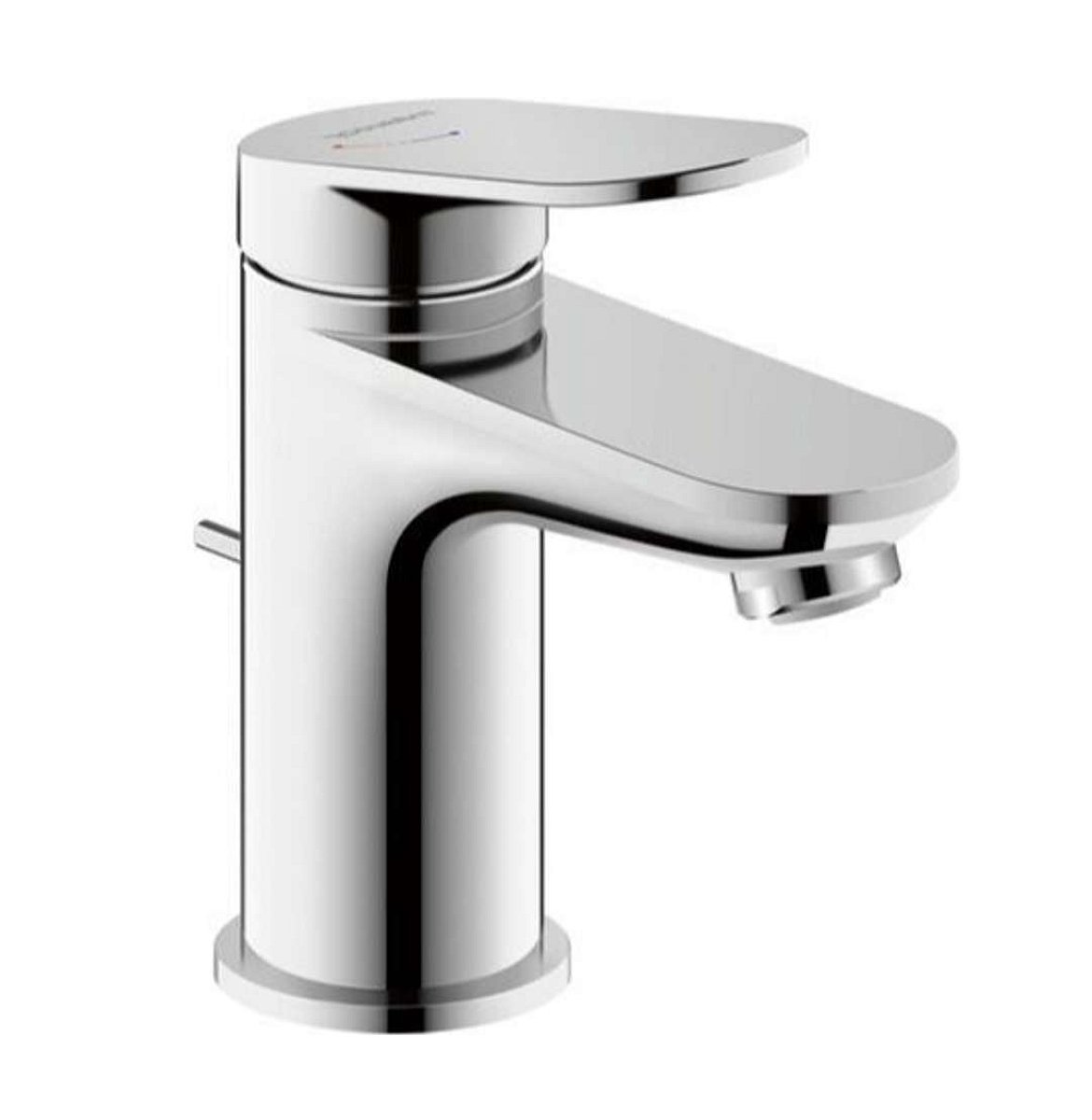 Duravit Wave - Umyvadlová baterie s výpustí, FreshStart, chrom WA1011001010