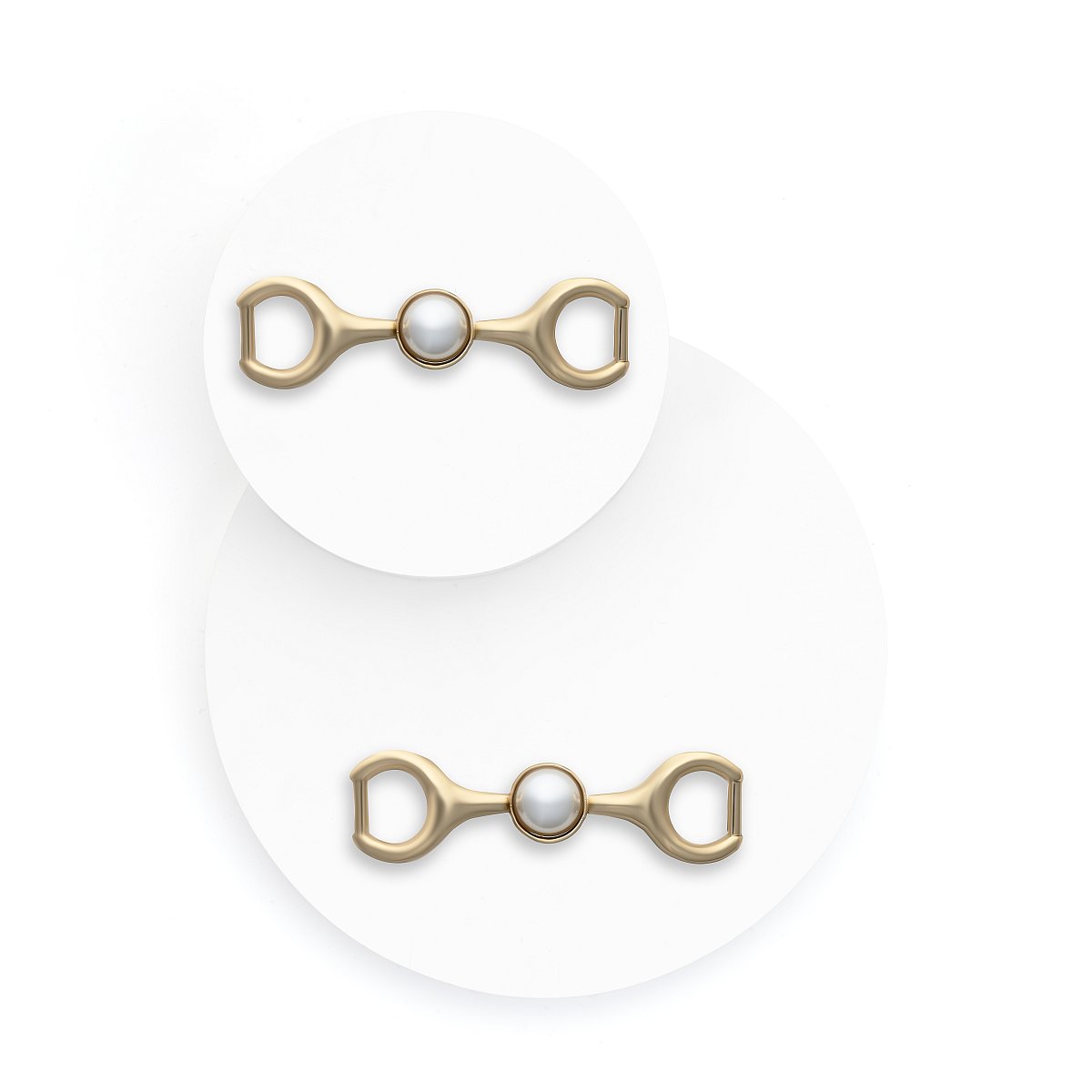 Ozdoby na mokasíny Gold pearl