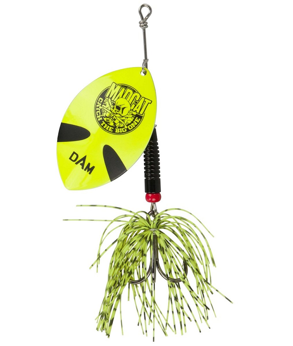 Madcat třpytka big blade spinners fluo yellow 2/0 55 g