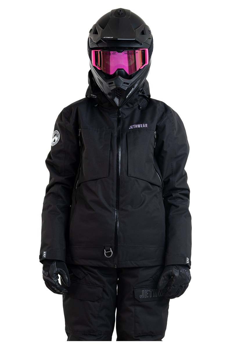 Sněhová Bunda Jethwear Venture (2025) S.A.F.E Černá/FialováL
