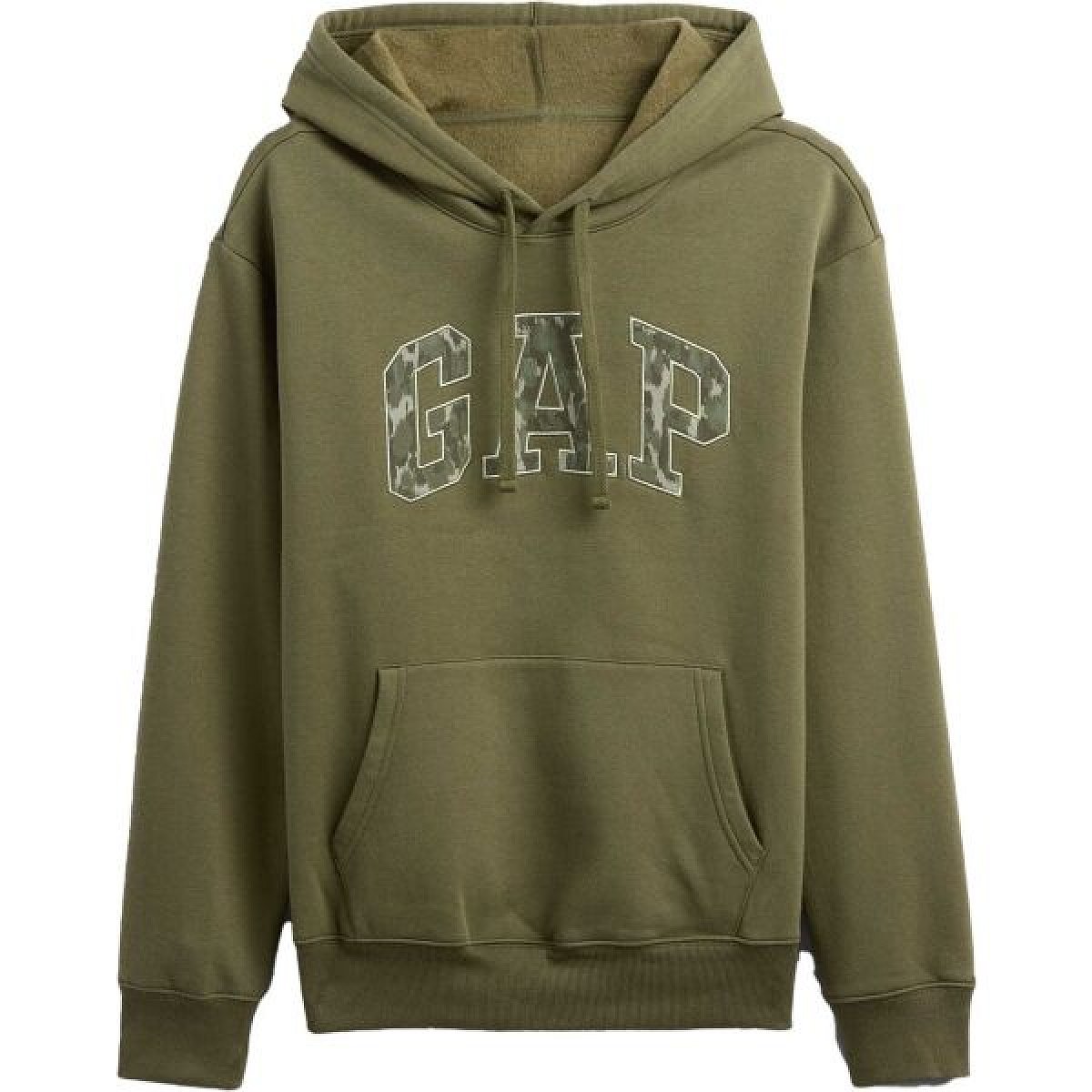 GAP V-NEW HERITAGE PO Dámská mikina, khaki, velikost