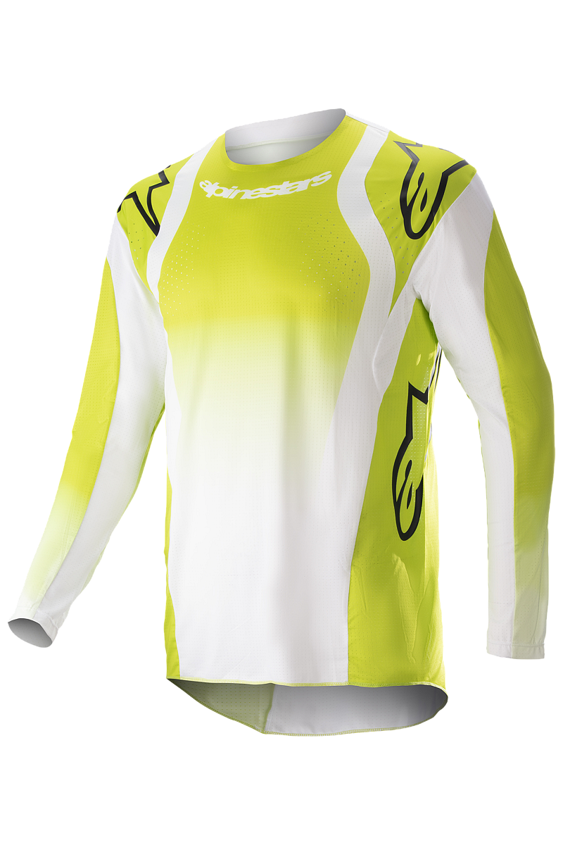 Motokrosový Dres Alpinestars Techstar Push Neonově Žluto-Bílá L