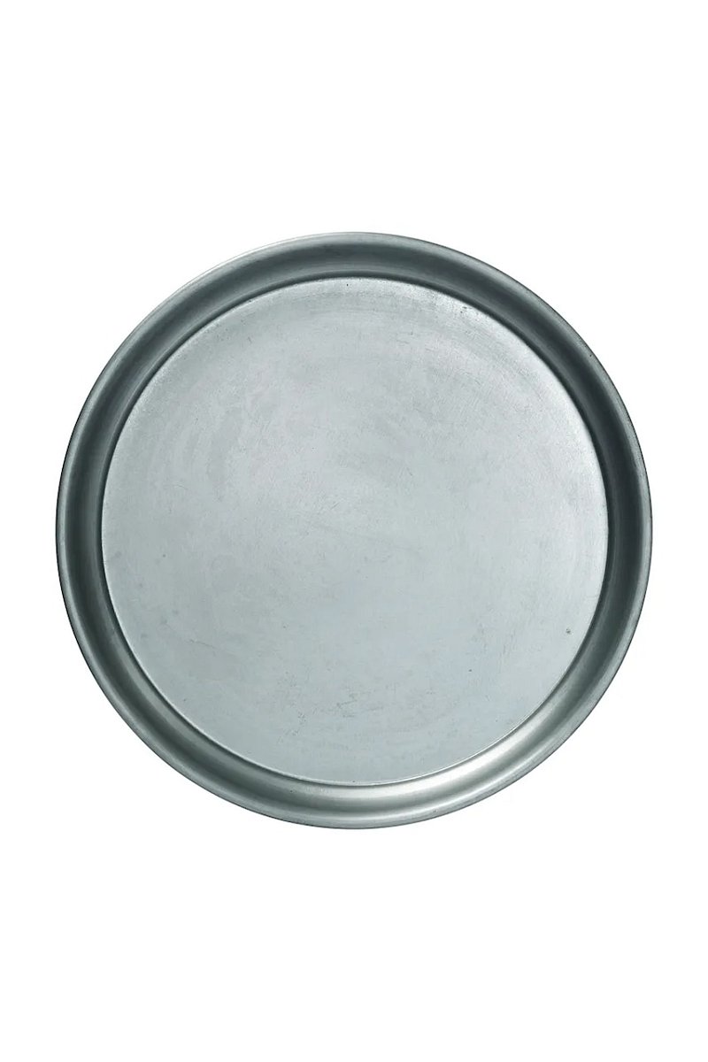 Madam Stoltz tác dekorativní z leštěného kovu 30 x 2,5 cm