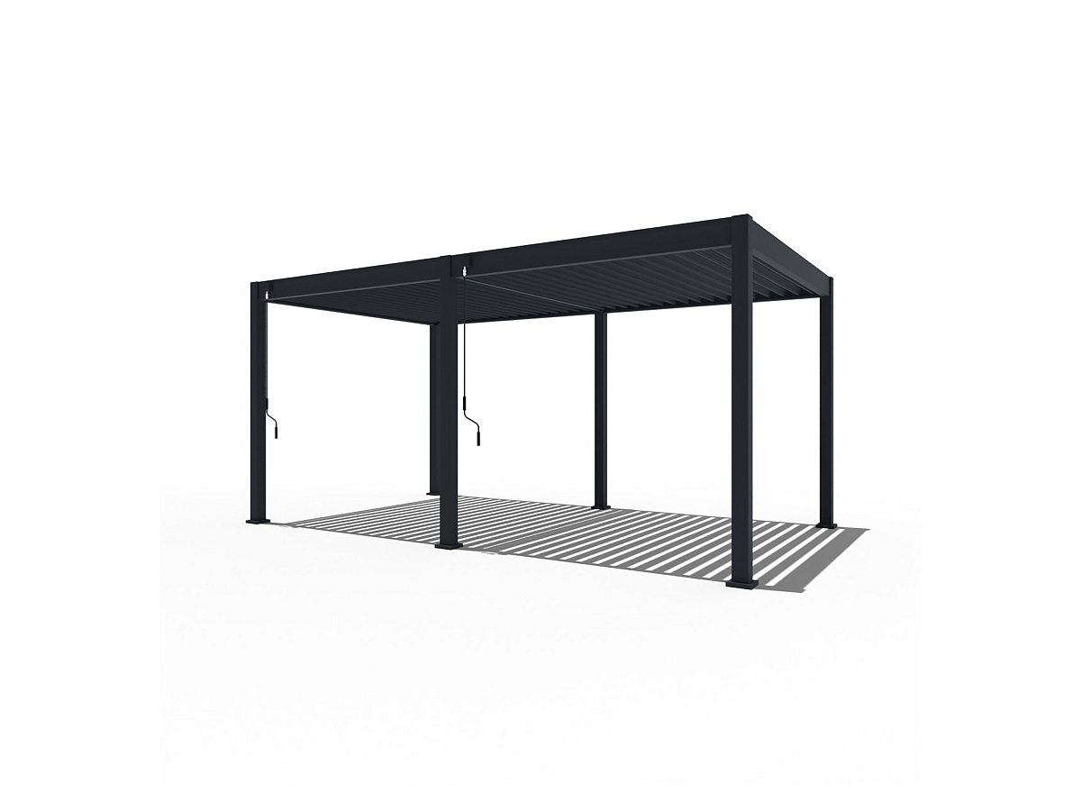 Pergoline Pavilon »Trumpf« (antracitová, 3 x 5,3 m)