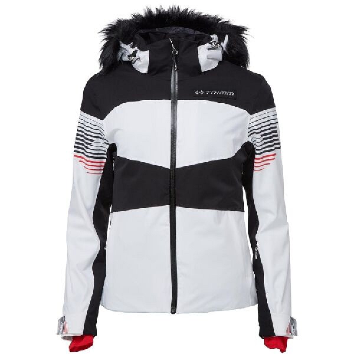 TRIMM VALONA Dámská lyžařská bunda, bílá, velikost