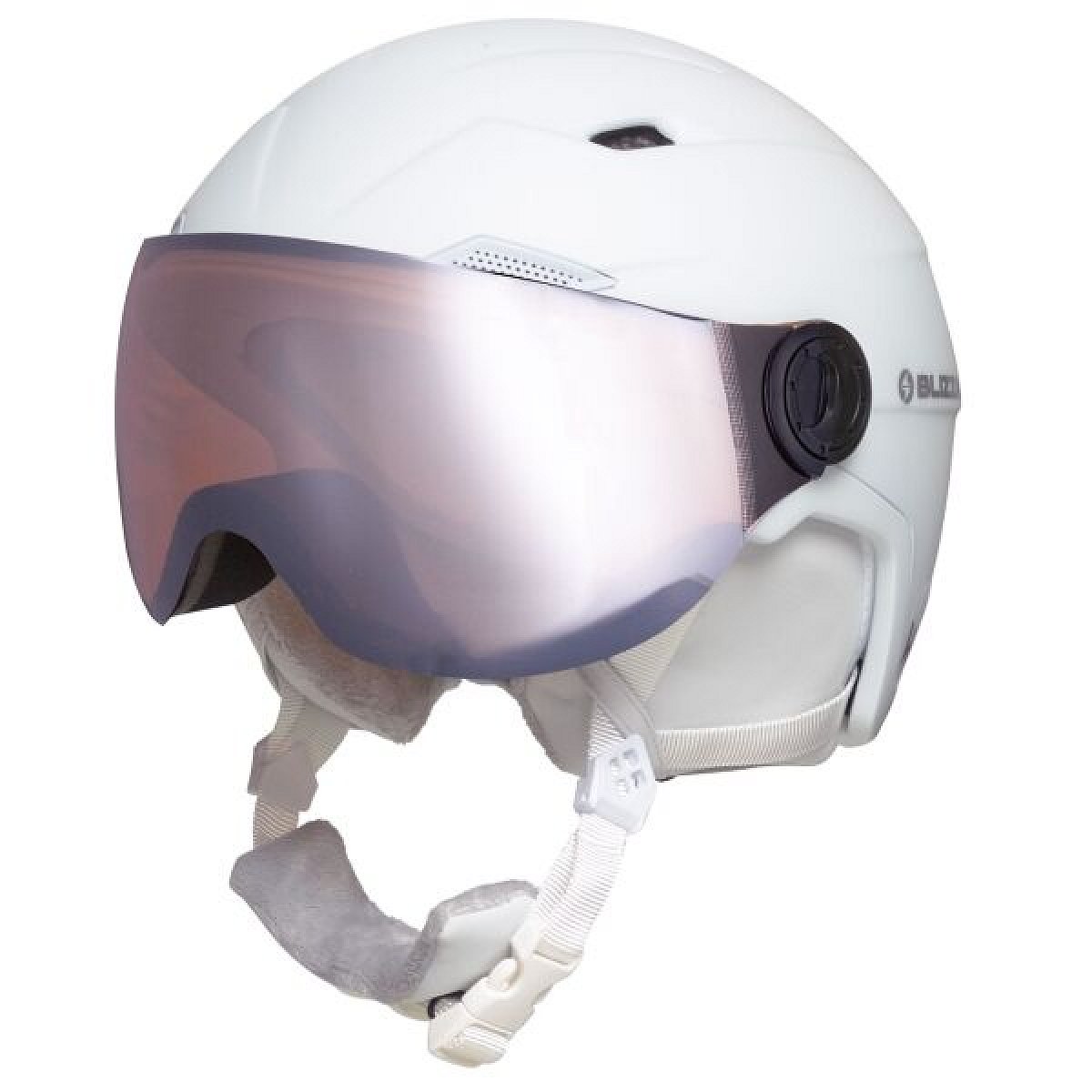 Blizzard W2W DOUBLE VISOR Lyžařská helma, bílá, velikost