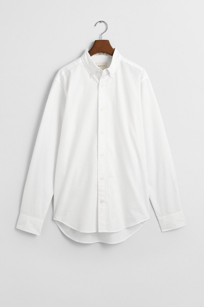 KOŠILE GANT REG PINPOINT OXFORD SHIRT WHITE