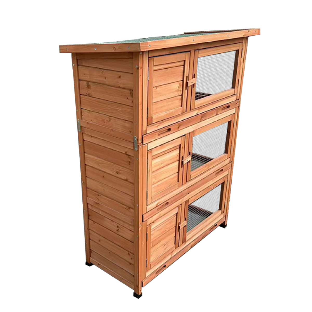 Agrofortel Dřevěná králíkárna NICE, 915x450x1160 mm