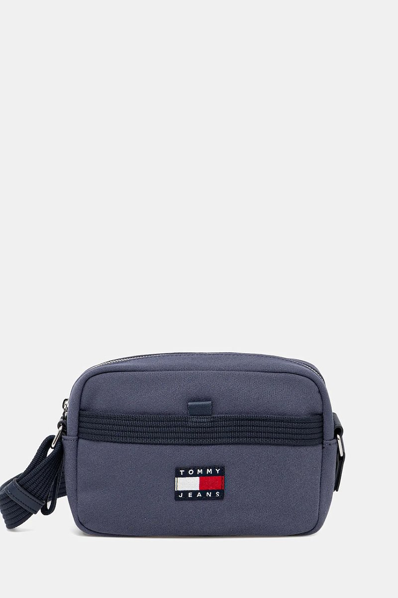 Taštička Tommy Jeans pánská, modrá barva, AM0AM13395