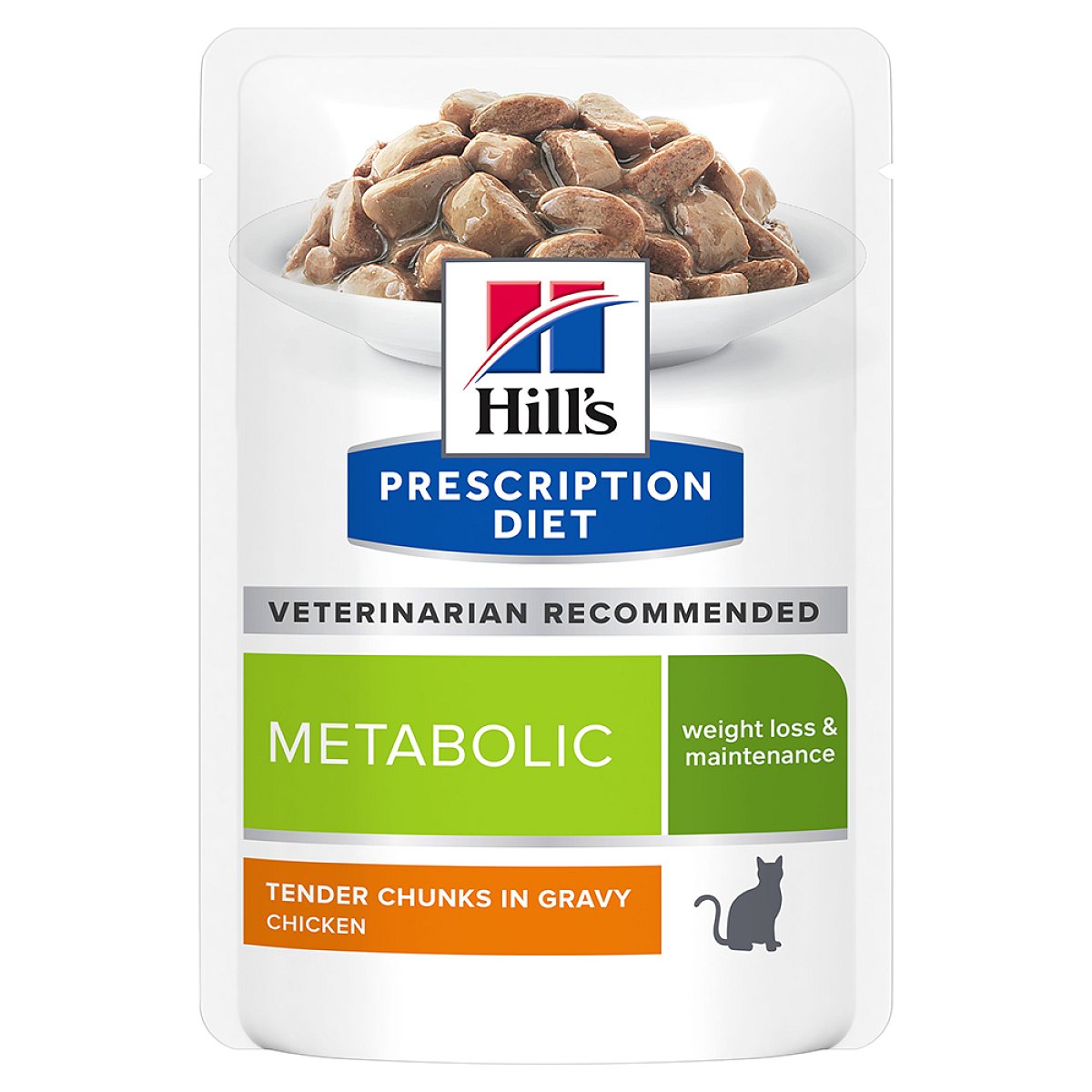 Hill's Prescription Diet, 36 x 85g - 24 + 12 zdarma - Metabolic Weight Management Chicken