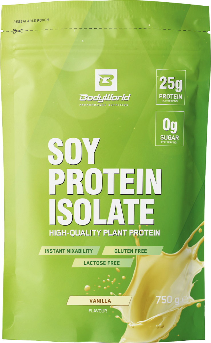 BodyWorld Soy Protein Isolate 750 g vanilka