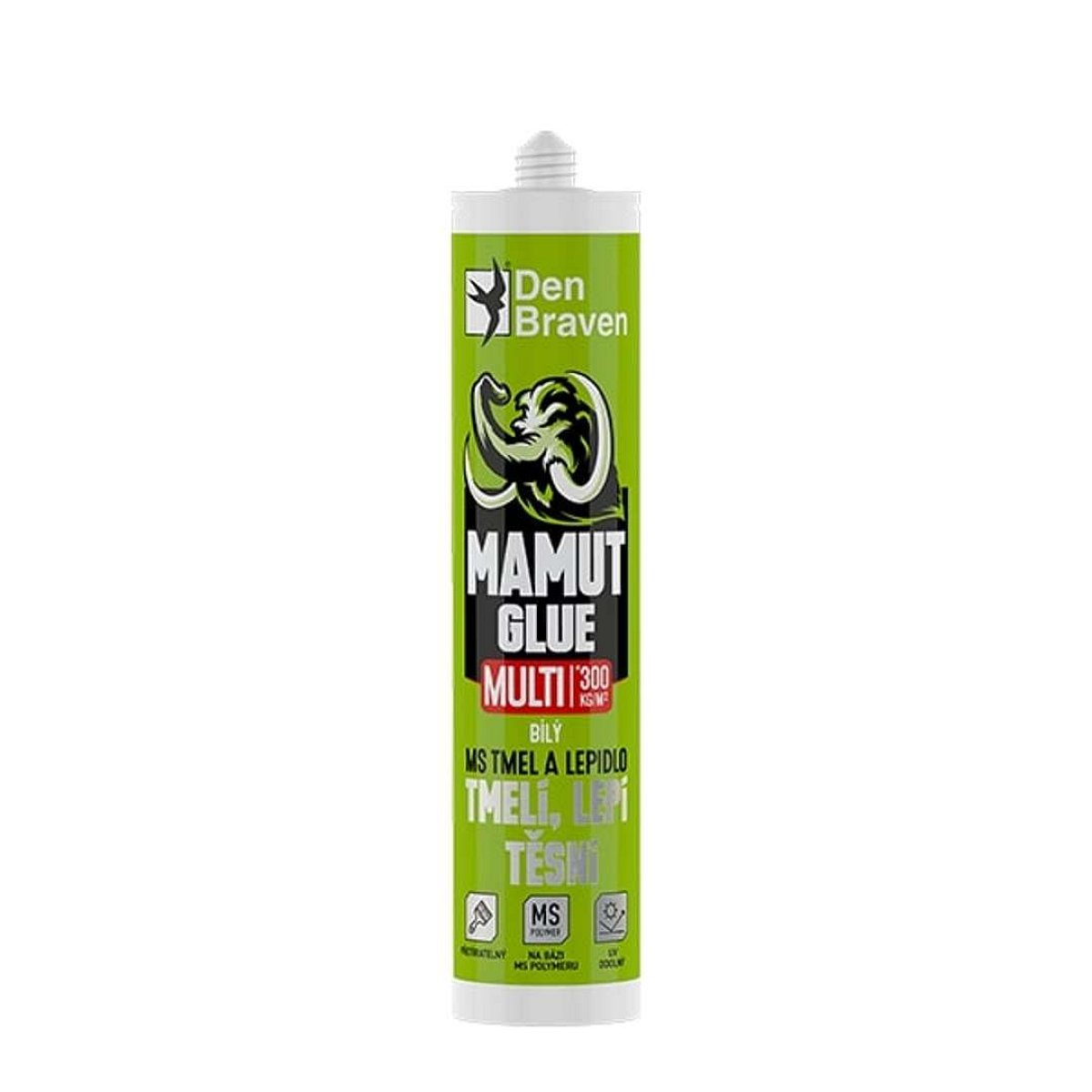 Den Braven Lepidla - Lepidlo MAMUT Multi 290 ml kartuše černá 52015BD