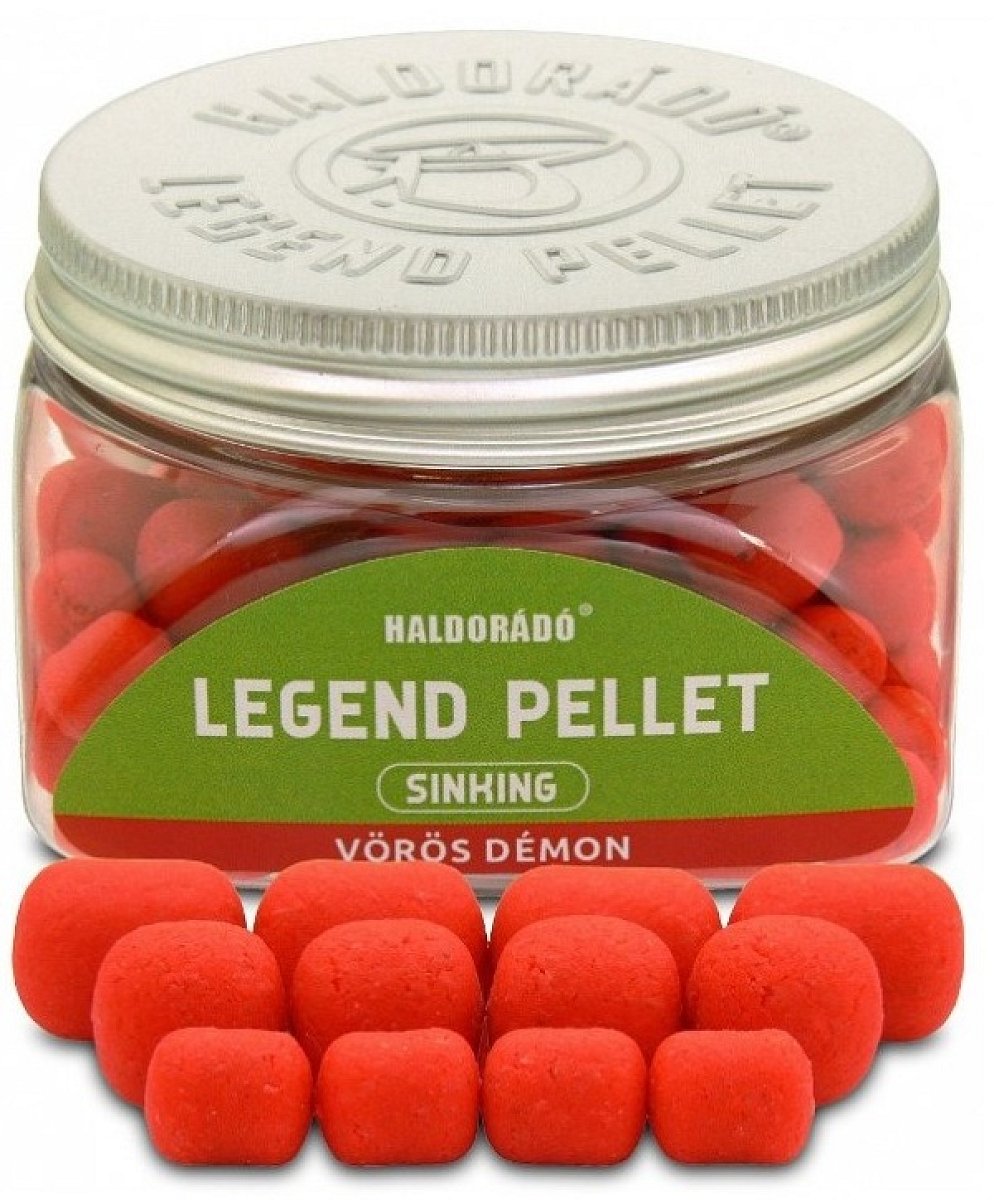 Haldorádó pelety legend pellet sinking 70 g 8/12/16 mm - červený démon
