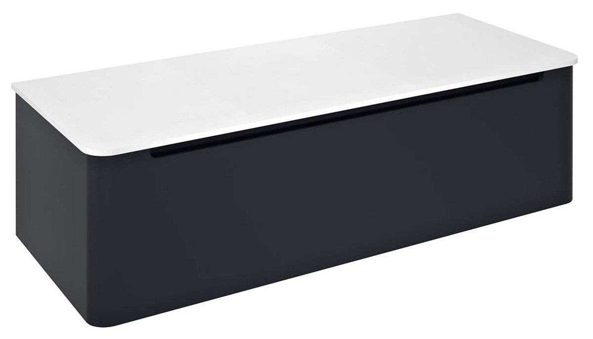 Sapho Kerala - Umyvadlová skříňka 120x48x35 cm, 1 zásuvka, antracit KR120-3434